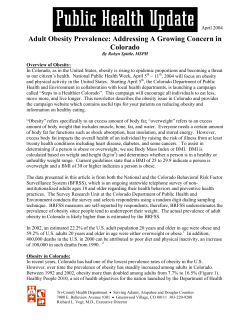 April 2004: Adult Obesity - Tri