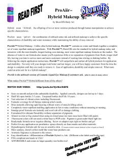 ProAiir&trade; Hybrid Makeup - Face Paint Supplies Perth