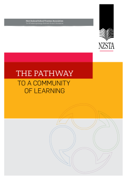 The Pathway to a Community of Learning