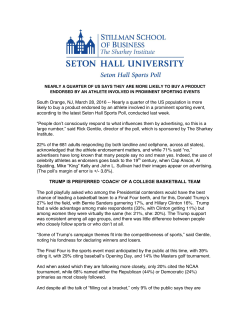 South Orange, NJ, March 28, 2016 -