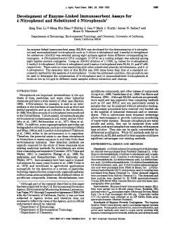 Development of Enzyme-Linked Immunosorbent Assays for 4