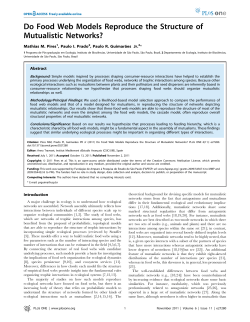 Do Food Web Models Reproduce the Structure of Mutualistic