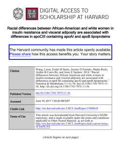 Racial differences between African