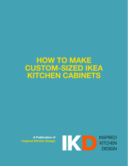 how to make custom-sized ikea kitchen cabinets