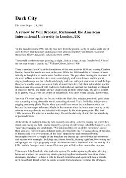 film reviews - University of Nottingham