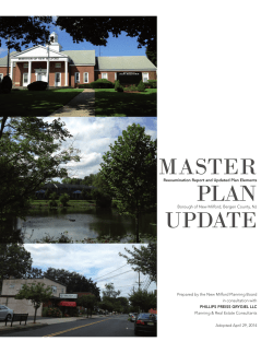 master plan update - Borough of New Milford