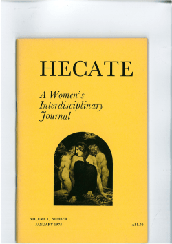 hecate - eScholarship Research Centre
