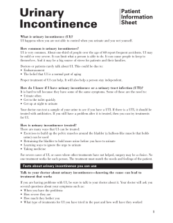 Urinary Incontinence