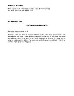 Contraction Concentration