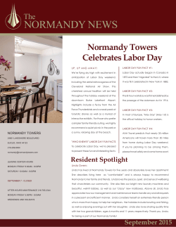 Normandy Towers Celebrates Labor Day