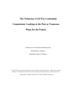The Tennessee Civil War Centennial Commission