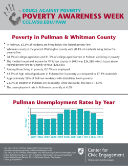Poverty in Pullman 2016