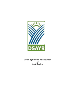 Down Association of York Region