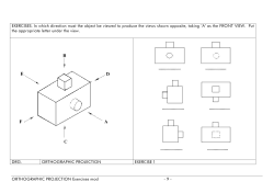 ORTHOGRAPHIC PROJECTION Exercises - M-SAMC