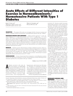 Normotensive Patients With Type 1 Diabetes