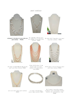 pearl necklace - Global Sources