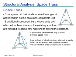 Structural Analysis: Space Truss