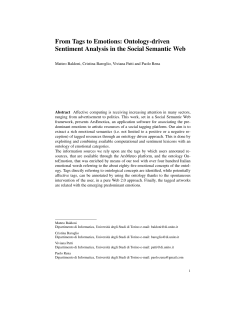 Ontology-driven Sentiment Analysis in the Social Semantic Web