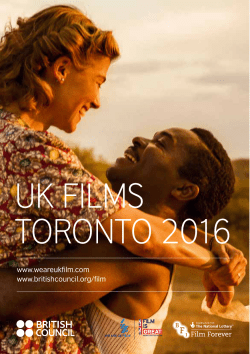 uk films toronto 2016 - British Council Film