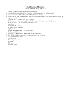 Enlightenment Questions