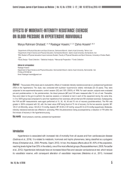 EFFECTS OF MODERATE-INTENSITY RESISTANCE EXERCISE