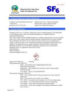 SF6-MSDS-English - Concorde Specialty Gases