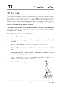 Lowland Grassland Management Handbook Chapter 11