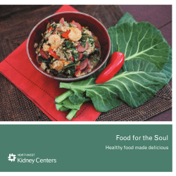 Food for the Soul - Northwest Kidney Centers