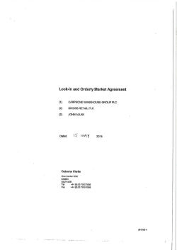 Lock-fn and Orderly Marked ~  greement