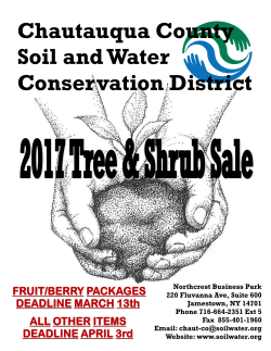 Chautauqua County Soil and Water Conservation District