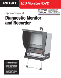 LCD Mon+DVD Man-A - Test Equipment Depot