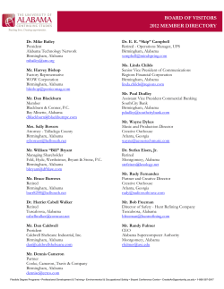 20 board of visitors 2012 member directory