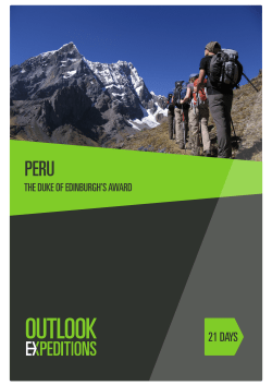 Brief - Outlook Expeditions