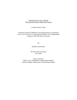 Searching for the Next al-Qaeda