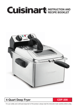 4-Quart Deep Fryer