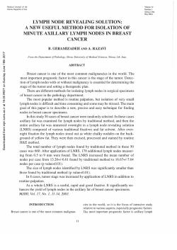 lymph node revealing solution: a new useful method for