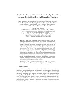 An Aerial-Ground Robotic Team for Systematic Soil and Biota