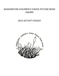 2014 Activity Packet - Washington Library Association