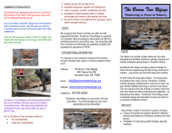 TBTR Brochure 16.pub - The Broom Tree Refuge