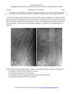 88 - Symptom Based Radiology