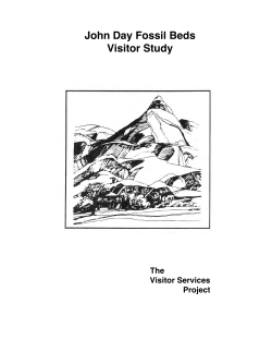 John Day Fossil Beds Visitor Study