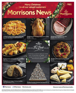 Discover more at Morrisons inside... Morrisons @Morrisons