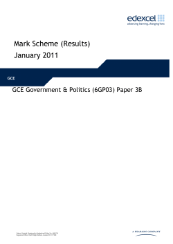 Mark scheme