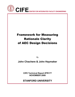 Framework for Measuring Rationale Clarity of AEC Design Decisions