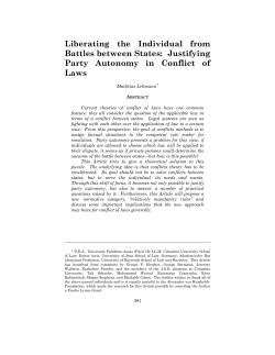 Liberating the Individual from Battles between States: Justifying