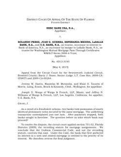 4D13-3193-HSBC Bank USA, N.A. v. Rolando Perez, Juan G