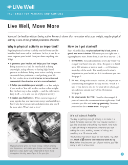 Live Well, Move More - Intermountain Healthcare