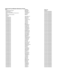 National AP and Website Distribution Points