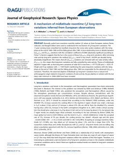 A mechanism of midlatitude noontime foE long-term - Earth
