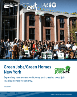 Green Jobs/Green Homes New York